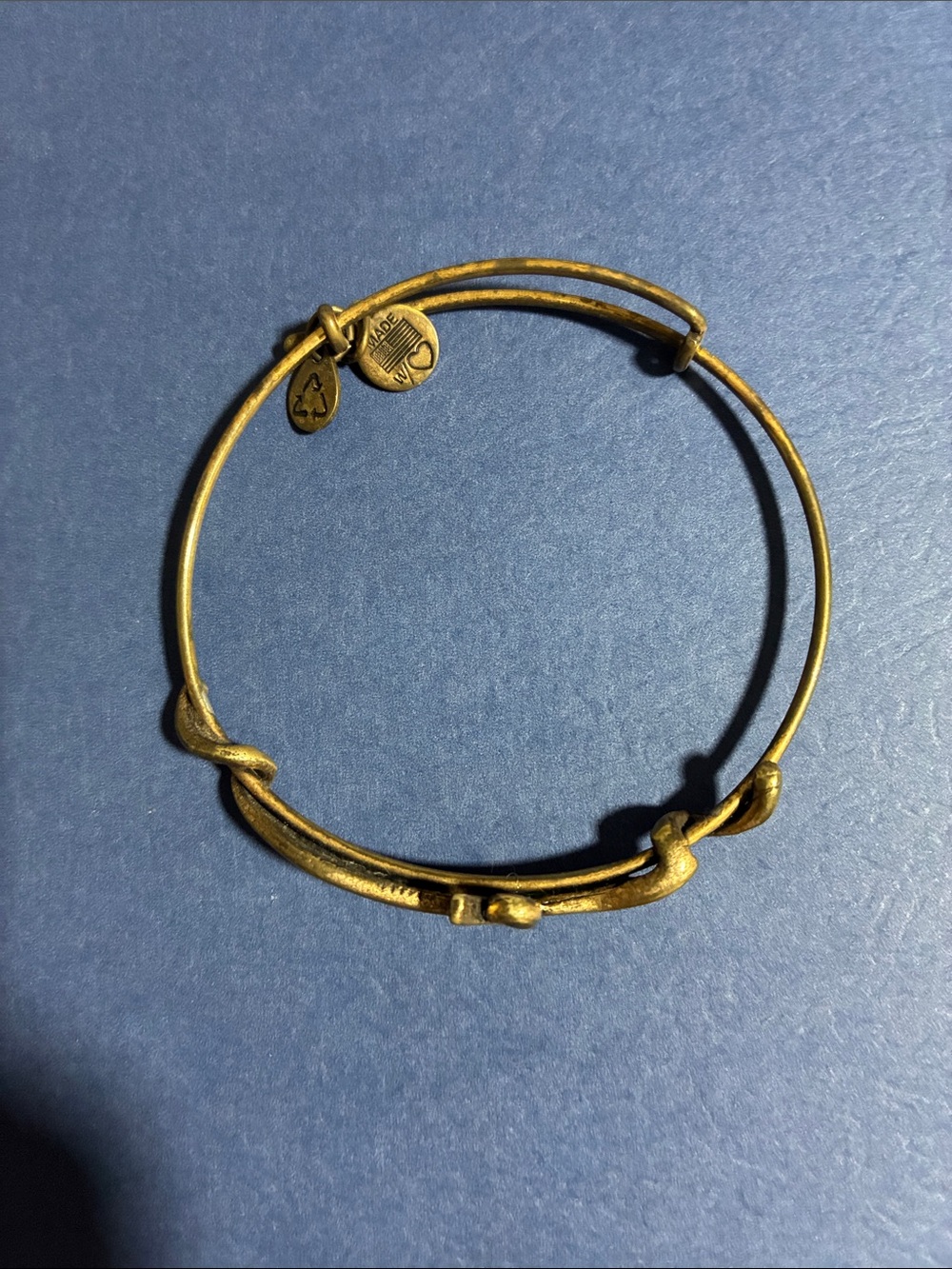 Alex and Ani Bronze St. Michael’s Arch Angel Sword Expandable Bangle Bracelet